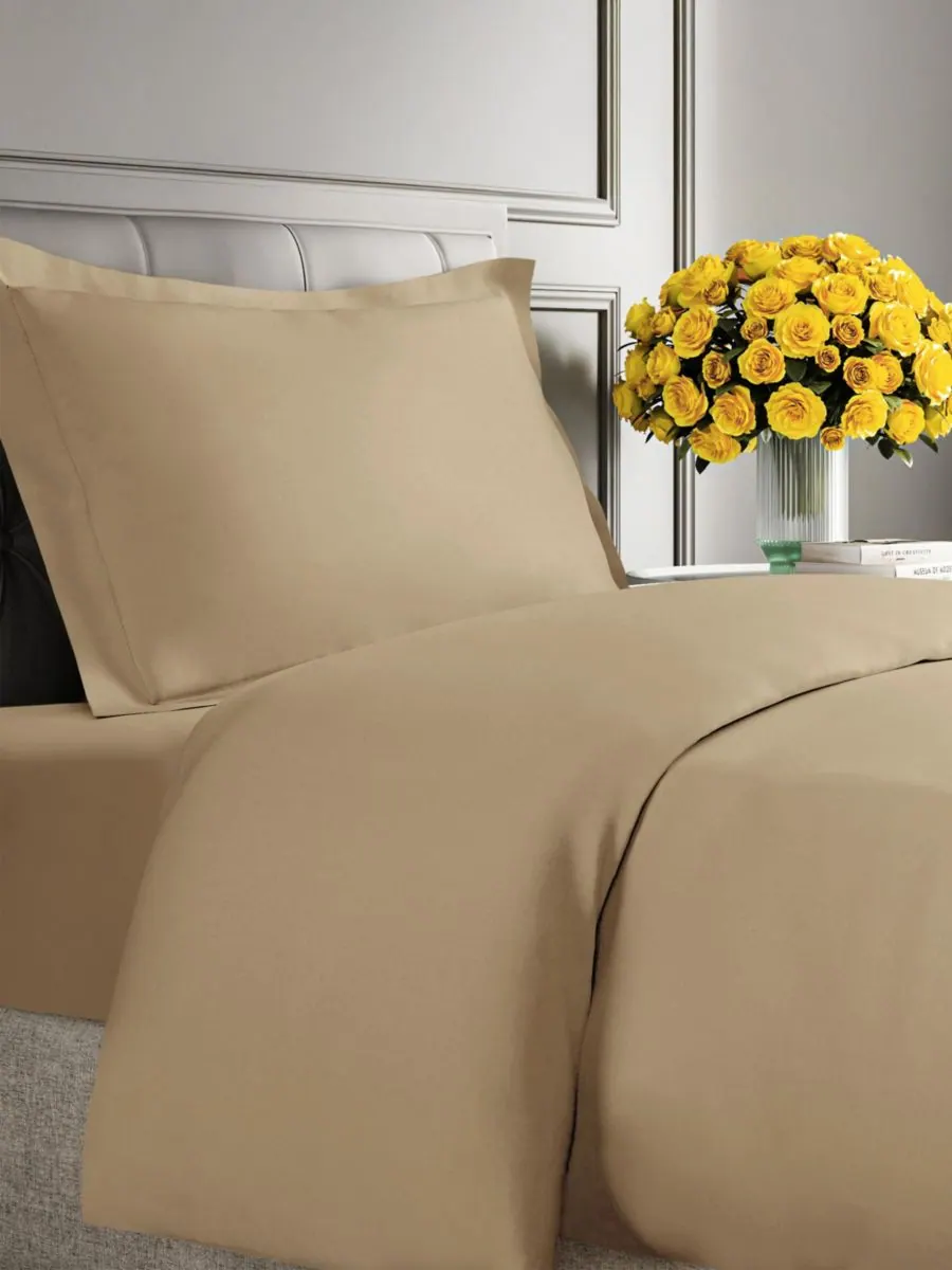Плед из микроплюша с флисовой подкладкой CGK Unlimited, Beige, Twin