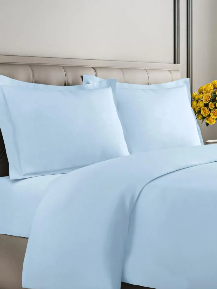 Плед из микроплюша с флисовой подкладкой CGK Unlimited, Light blue, Twin