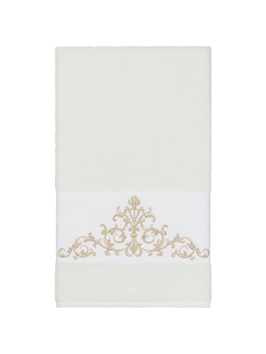 Алое банное полотенце Linum Home — изображение 1 из 3, белый