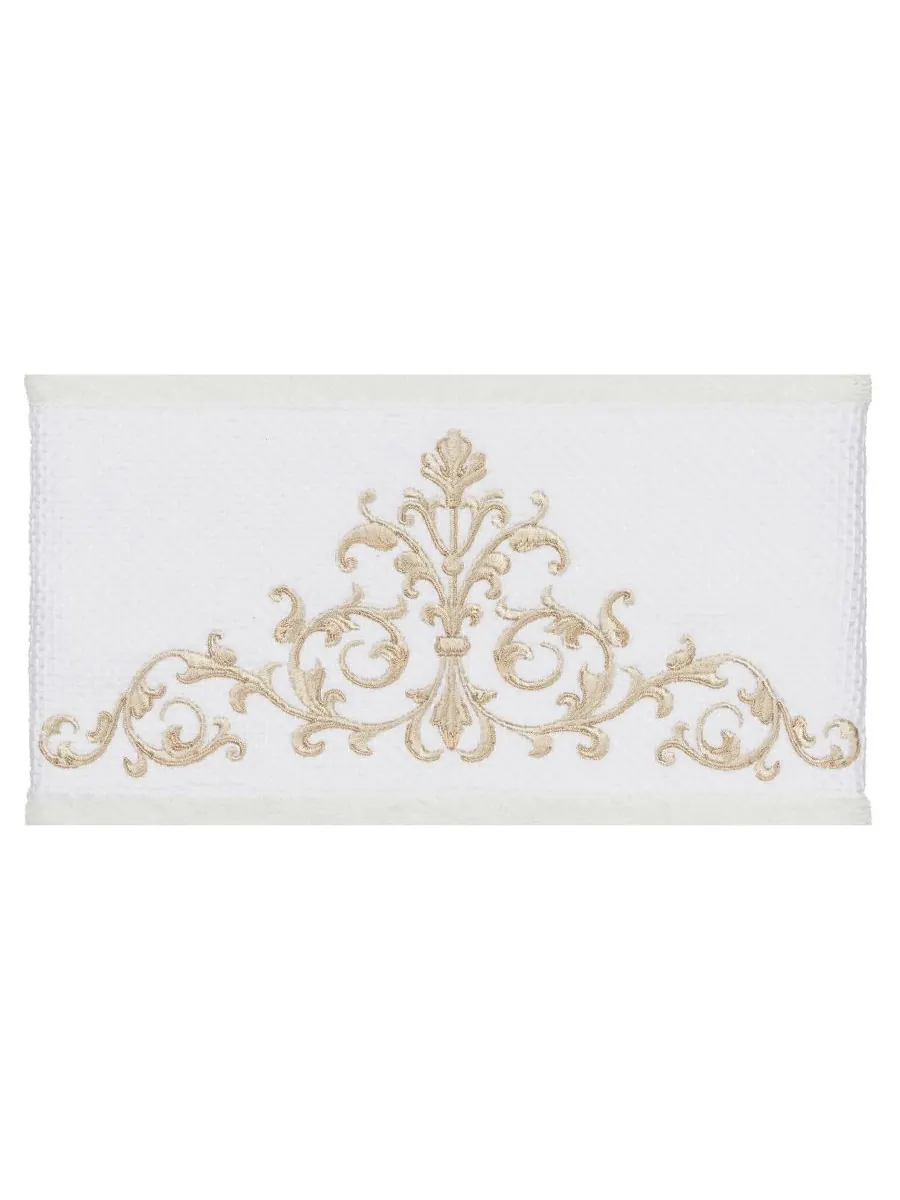 Алое банное полотенце Linum Home — изображение 2 из 3, белый