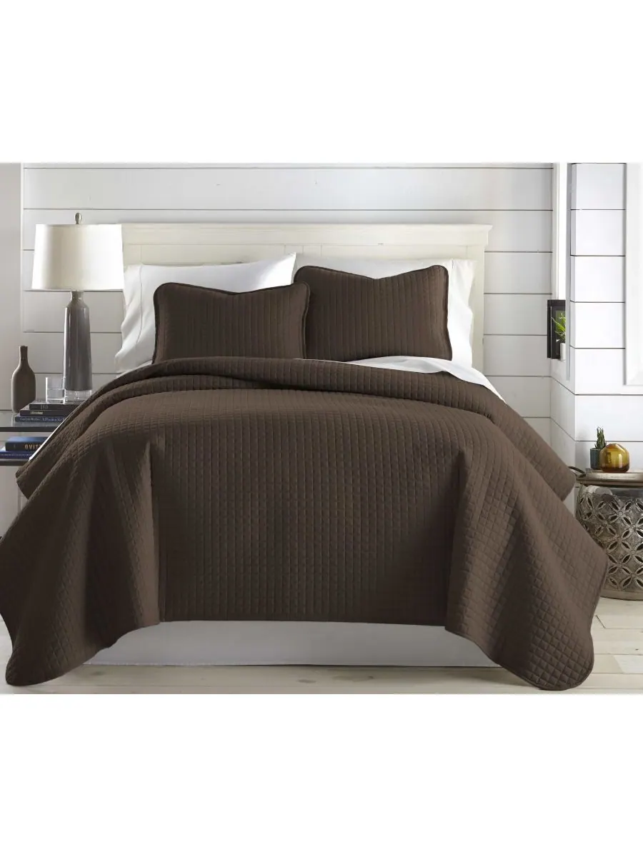 Увеличенный легкий комплект из 2 предметов: одеяло и покрывало, размер Twin Southshore Fine Linens