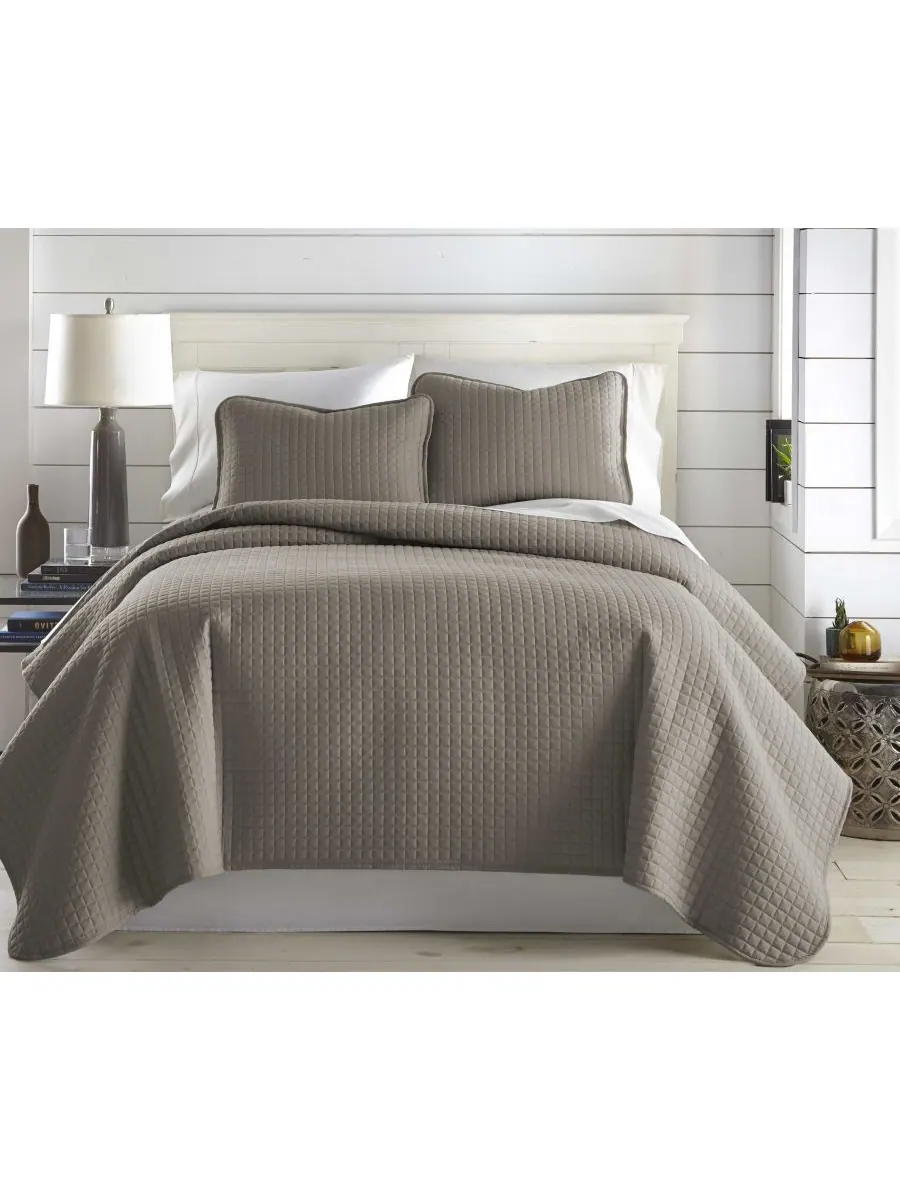 Увеличенный легкий комплект из 2 предметов: одеяло и покрывало, размер Twin Southshore Fine Linens
