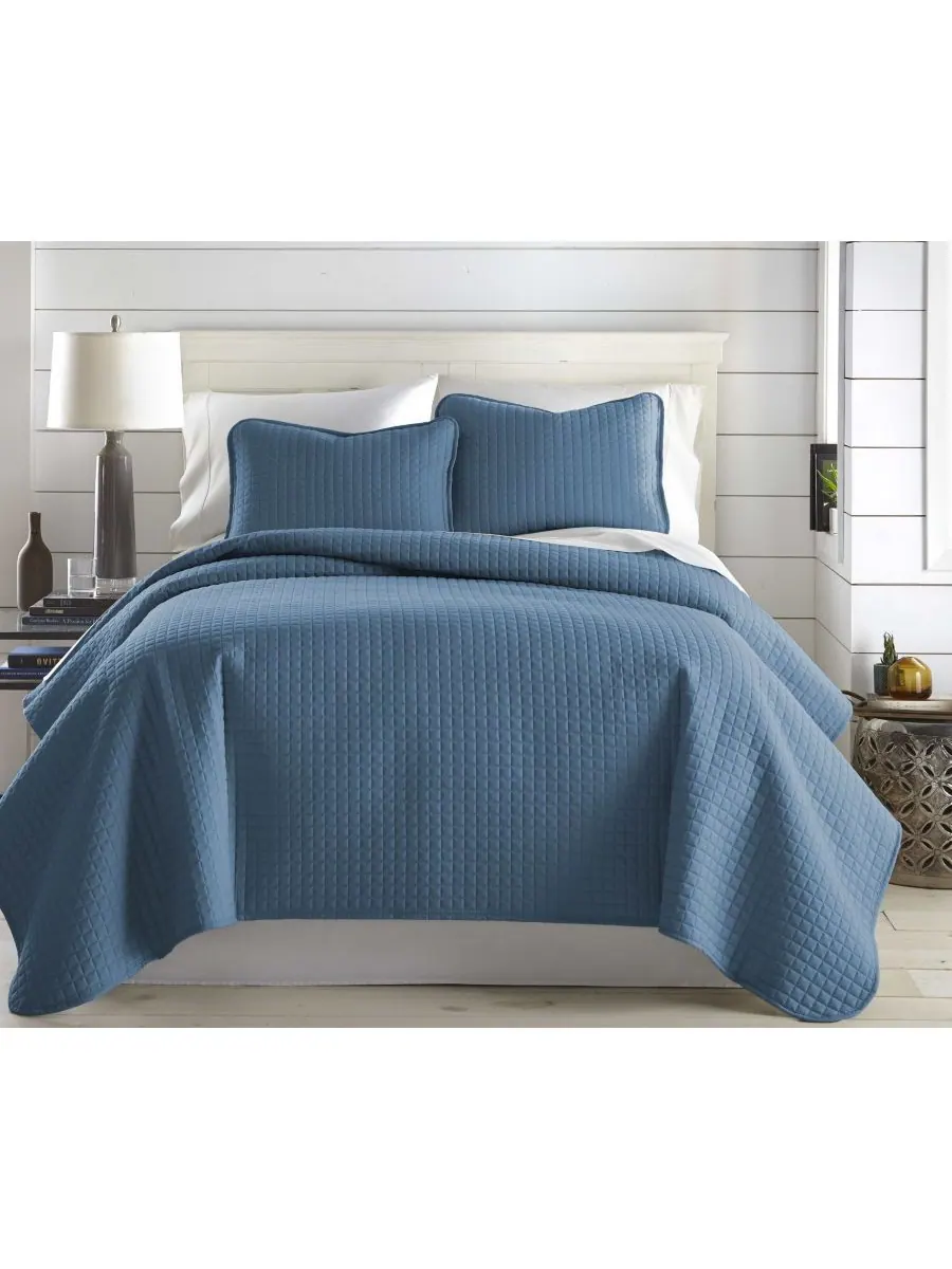 Увеличенный легкий комплект из 2 предметов: одеяло и покрывало, размер Twin Southshore Fine Linens