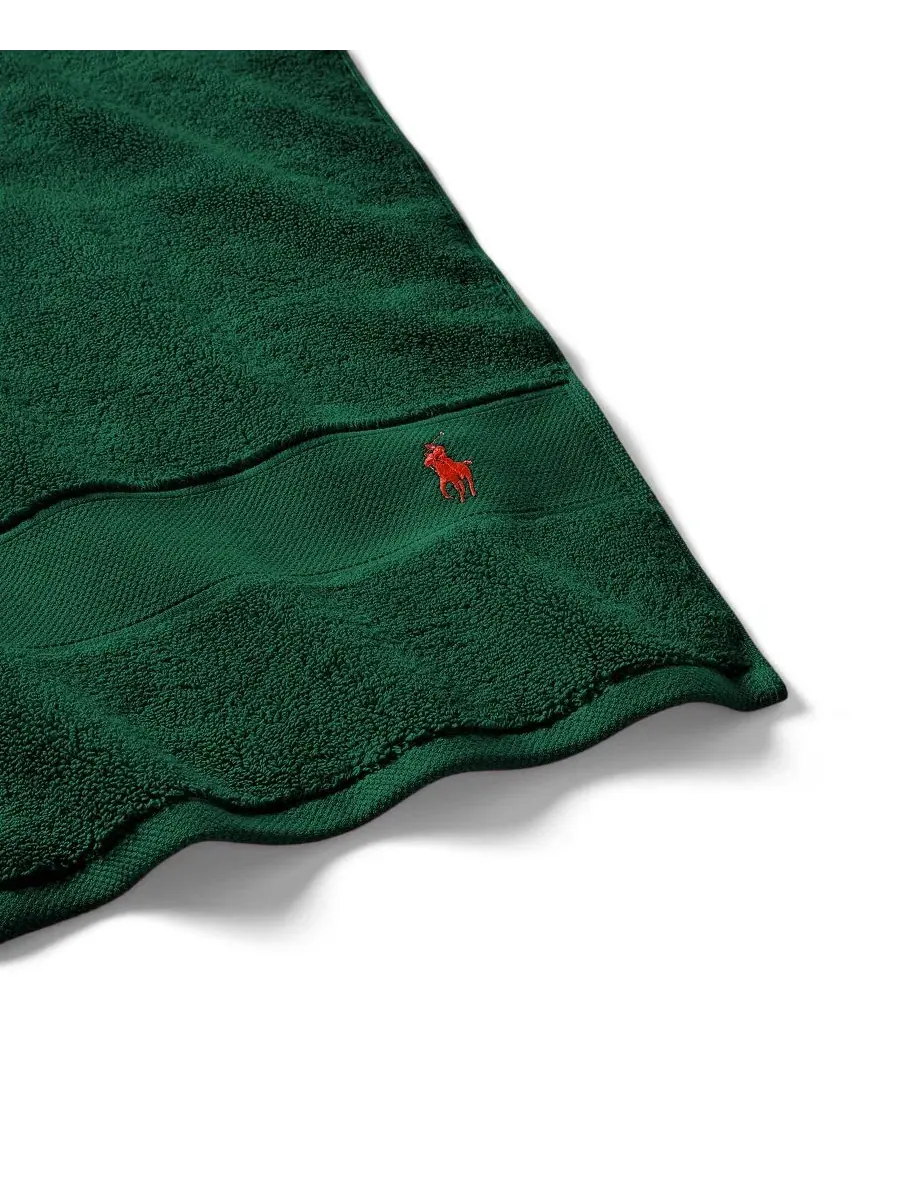 Хлопковая простыня для тела игрока в поло, 183 x 81 см Polo Ralph Lauren — изображение 2 из 4, зеленый