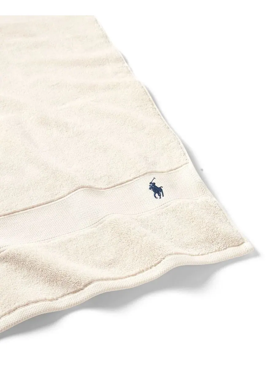 Хлопковая простыня для тела игрока в поло, 183 x 81 см Polo Ralph Lauren — изображение 2 из 4, белый