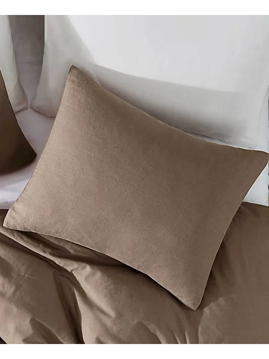 Комплект пододеяльников с наволочками Logan Cotton 4-Piece Riverbrook Home — изображение 5 из 7, грибной