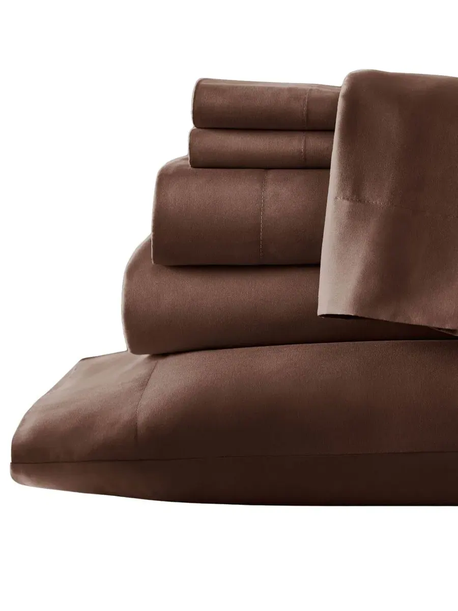 Набор простыней на резинке 6 предметов No-Slip Ultra Soft Deep Pocket, Full Southshore Fine Linens