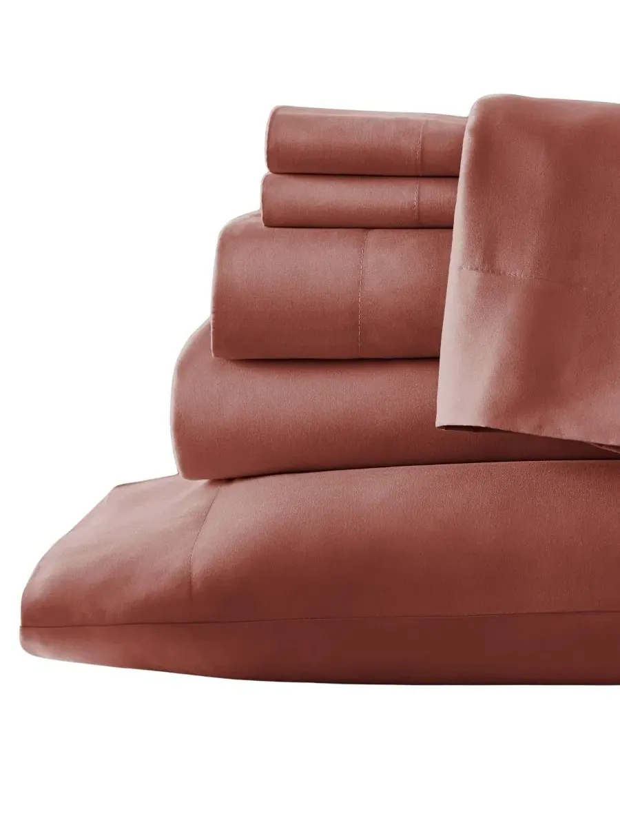 Комплект постельного белья из микрофибры, 6 предметов, полный размер Southshore Fine Linens