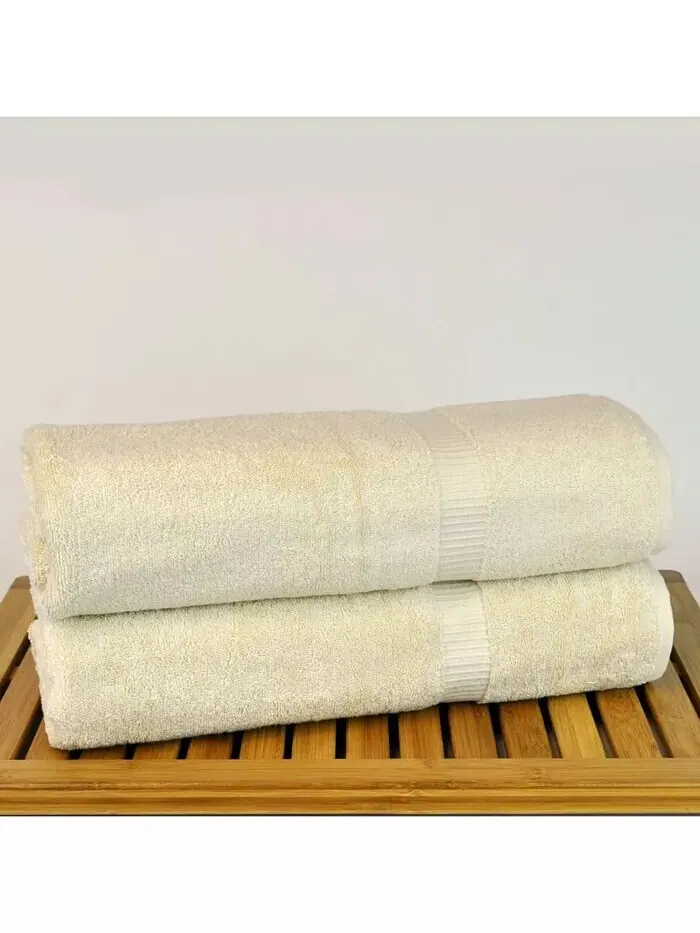 Набор полотенец BC Bare Cotton из турецкого хлопка, 4 шт — изображение 3 из 30, бежевый