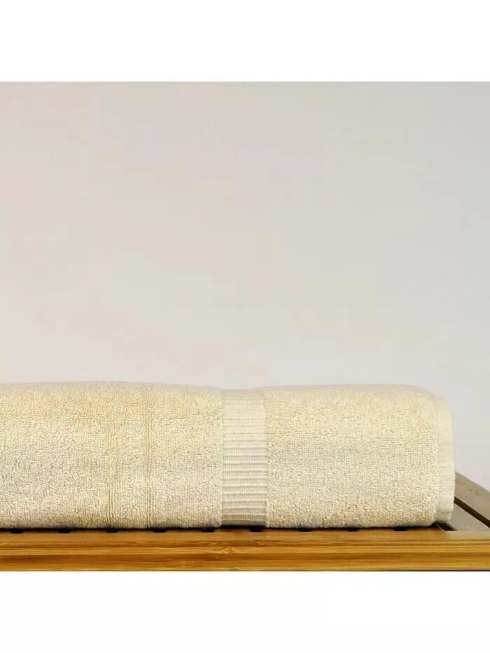 Набор полотенец BC Bare Cotton из турецкого хлопка, 4 шт — изображение 5 из 30, бежевый
