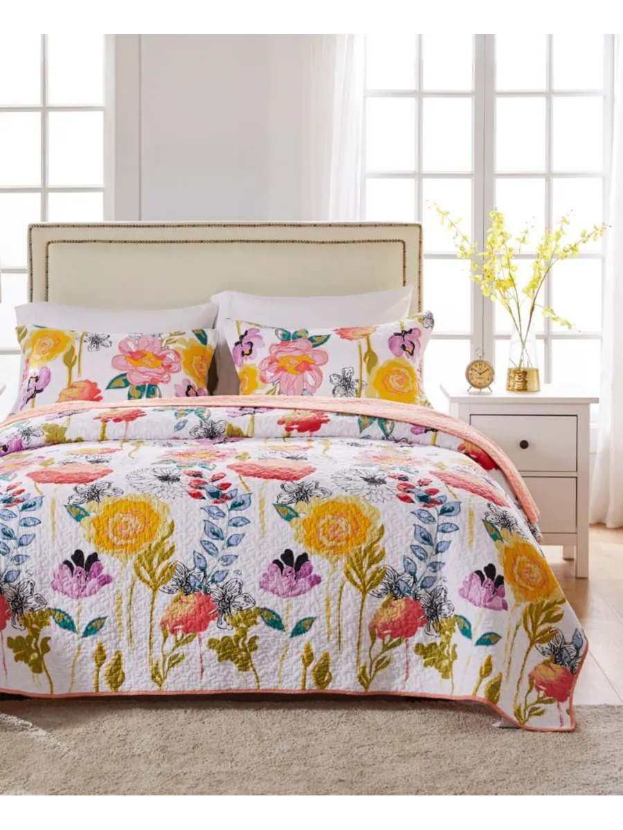 Комплект постельного белья Watercolor Dream, 2 предмета, размер Twin Greenland Home Fashions — изображение 1 из 4, мульти