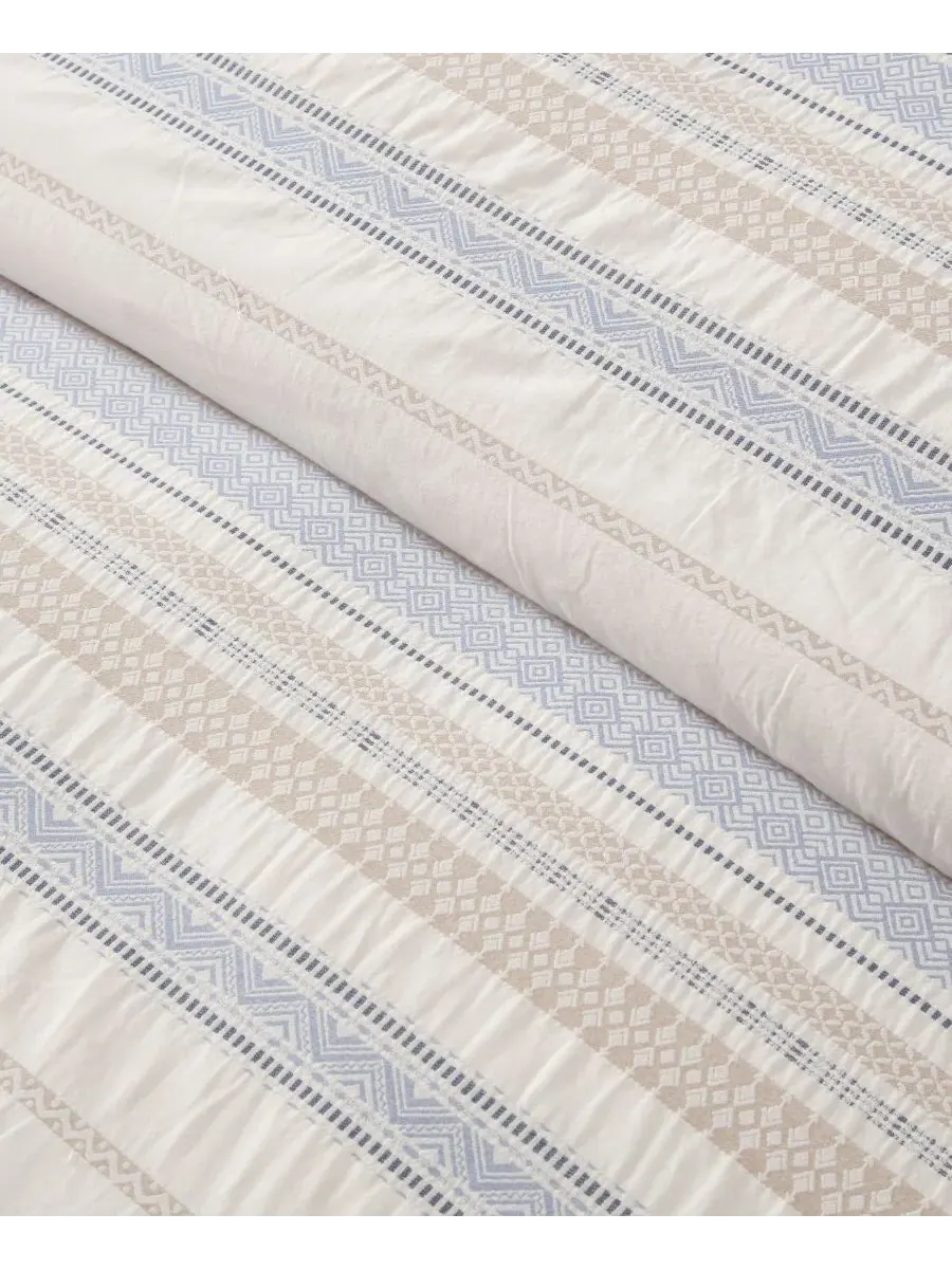 Комплект постельного белья Pickford Tribal Stripe, 3 предмета, размер Full/Queen Levtex — изображение 4 из 4, шамбре