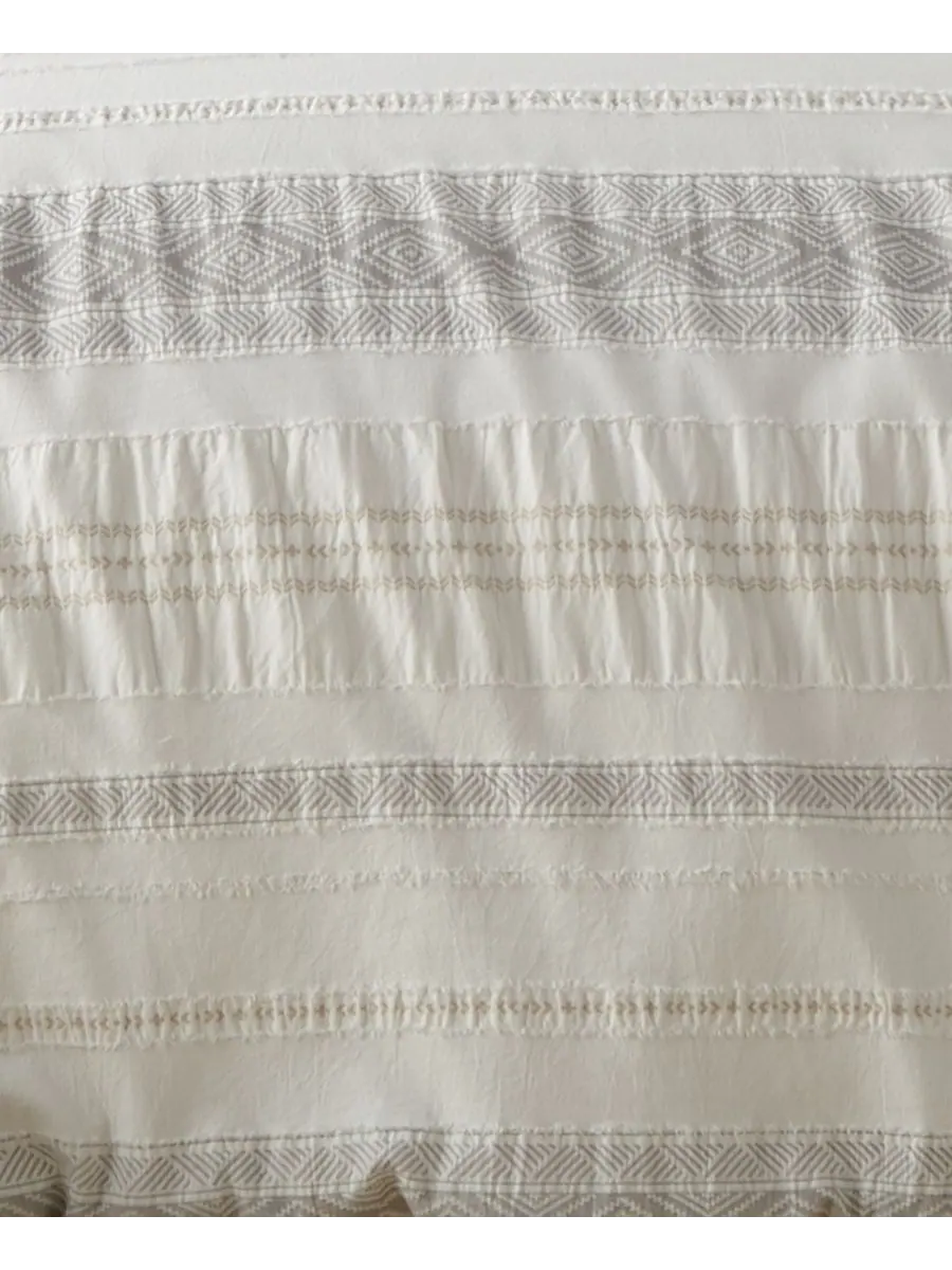 Комплект постельного белья pickford tribal stripe, 3 предмета, размер full/queen. Levtex — изображение 7 из 7, прозрачный