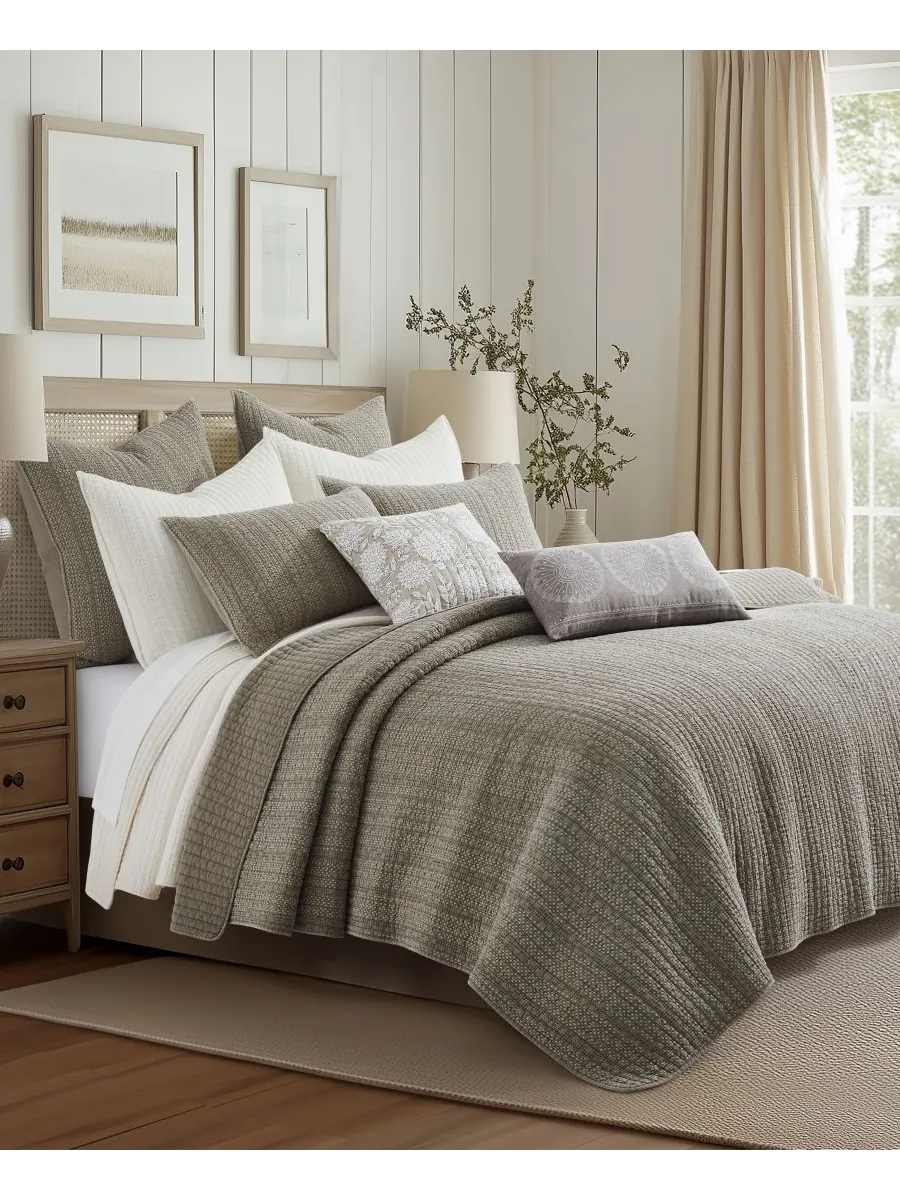 Комплект постельного белья Loden Stone Washed из 3 предметов, размер King/California King Levtex — изображение 1 из 6, тауп