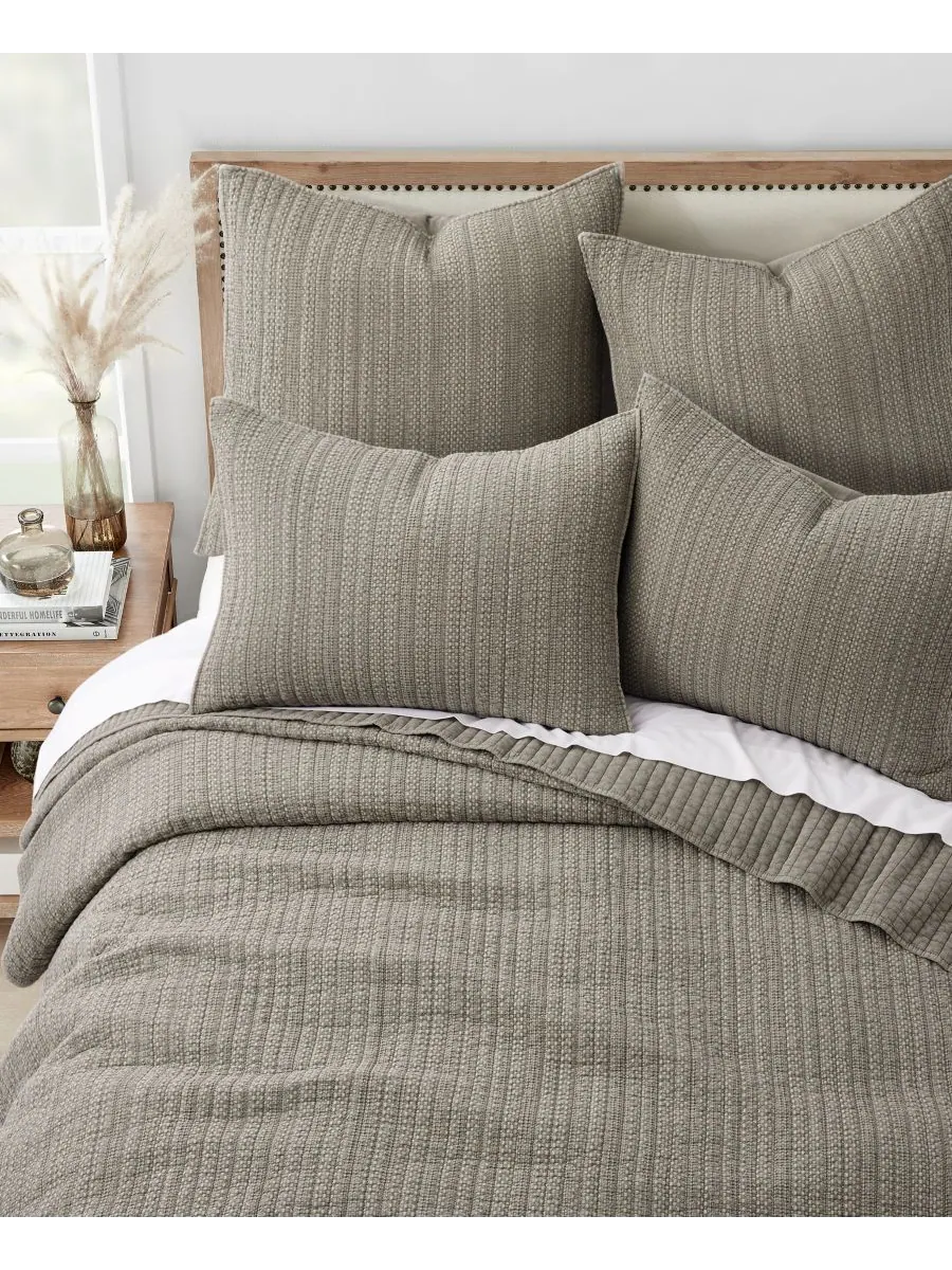 Комплект постельного белья Loden Stone Washed из 3 предметов, размер King/California King Levtex — изображение 3 из 6, тауп