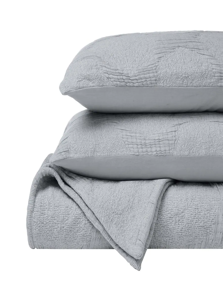 Комплект постельного белья Tanta Crinkle Woven из 3 предметов, размер Queen Superior — изображение 2 из 6