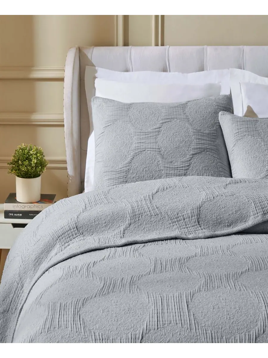 Комплект постельного белья Tanta Crinkle Woven из 3 предметов, размер Queen Superior — изображение 6 из 6