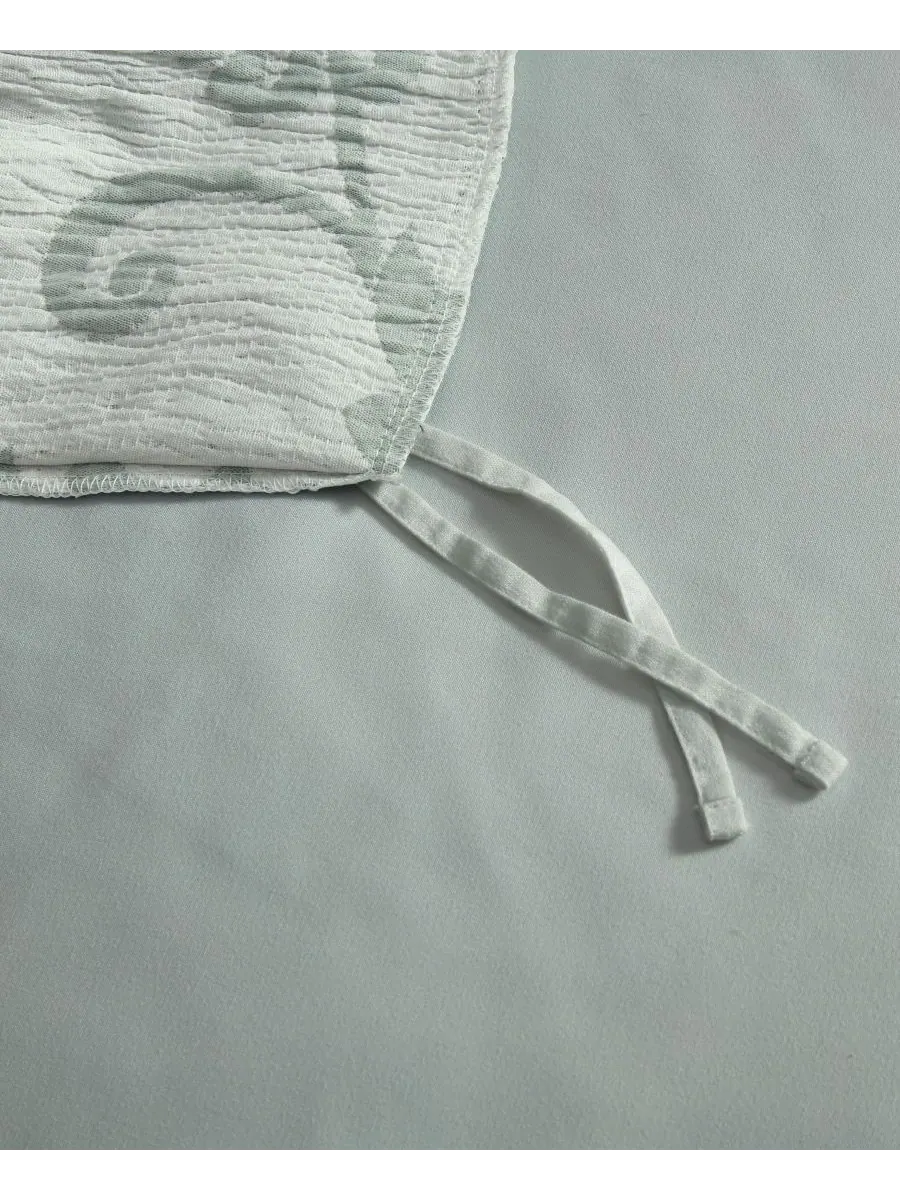 Комплект постельного белья Sarrah Textured, 2 предмета, размер Twin Levtex — изображение 5 из 7, шалфейный