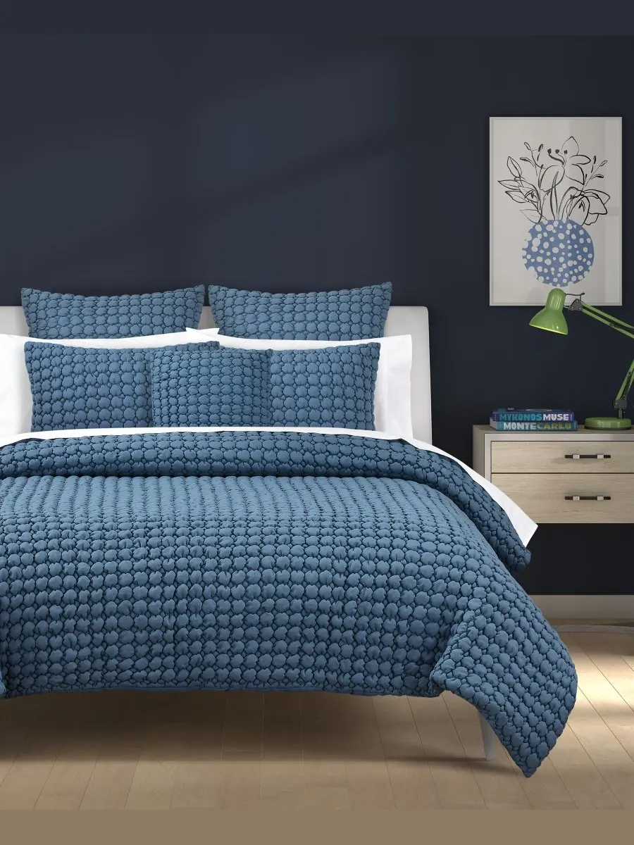 Комплект постельного белья Bold Cloud Puff, 2 предмета, размер Twin/Twin XL J by J Queen