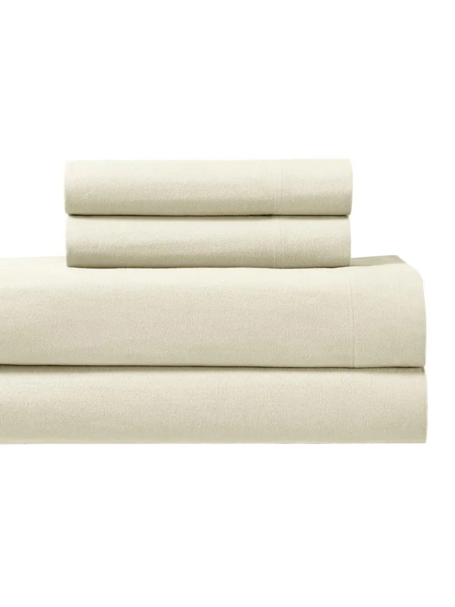 Комплект из 4 простыней из плотной фланели, размер California King Egyptian Linens