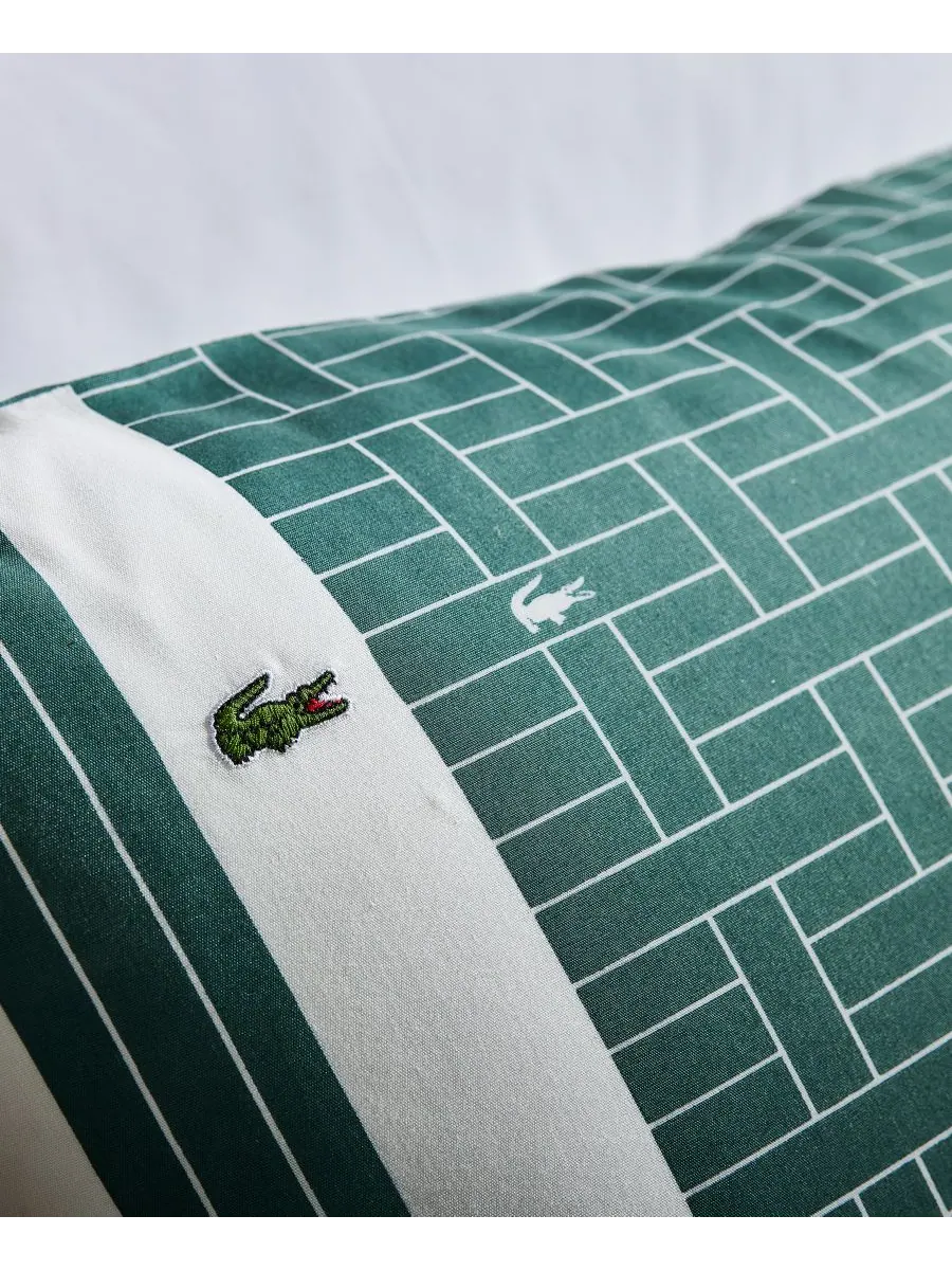 Комплект постельного белья heritage geo cotton из 3 предметов, размер king. Lacoste Home — изображение 7 из 7, зеленый