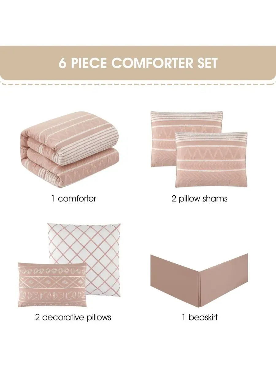 Комплект постельного белья Cleluya Cotton из 6 предметов, размер California King Stratford Park — изображение 5 из 5