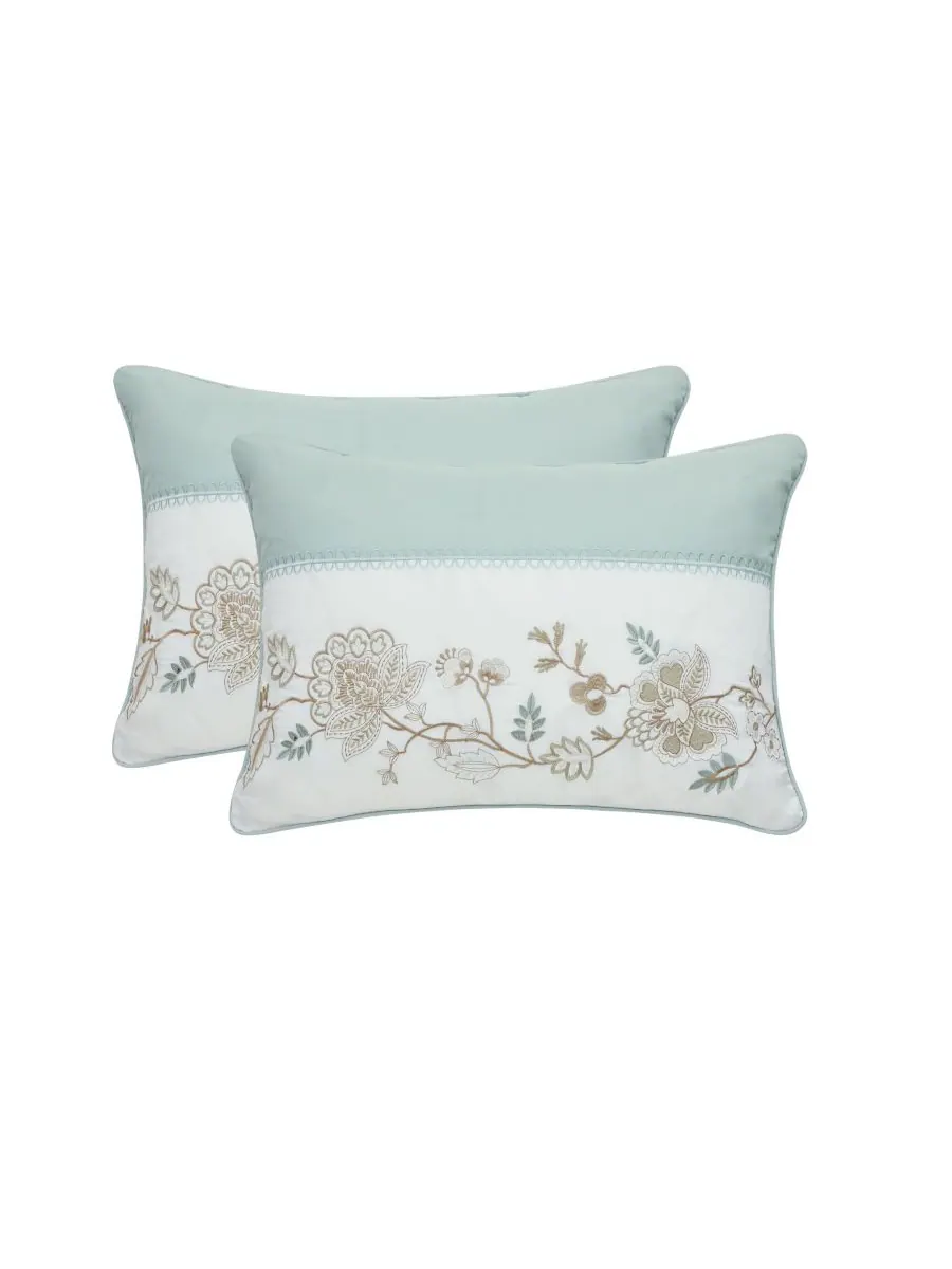 Комплект постельного белья Spring Social Floral из 3 предметов, размер King/California King Royal — изображение 5 из 5