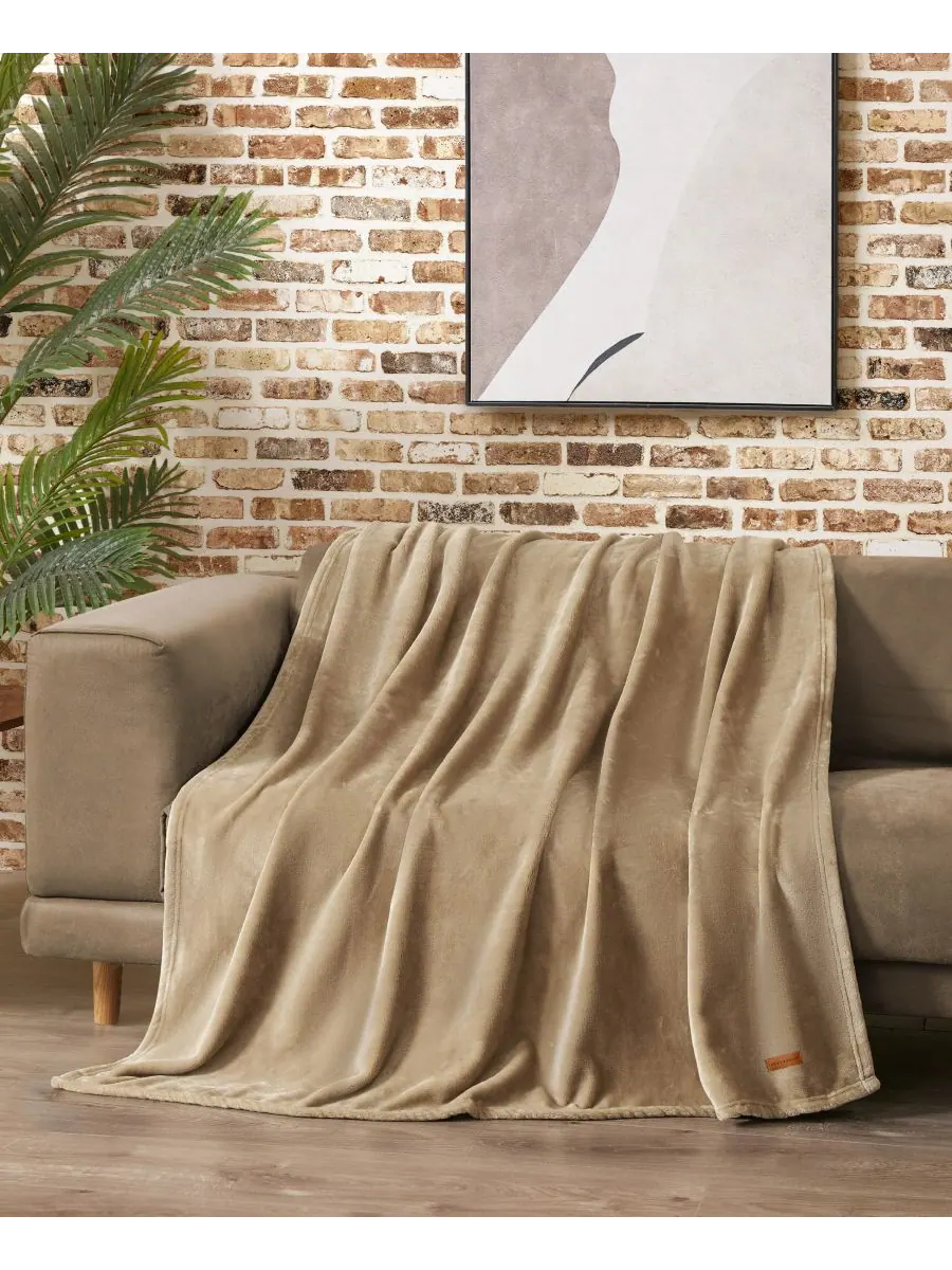 Мягкий плед из плотной плюшевой ткани, 50 x 70 дюймов Lucky Brand