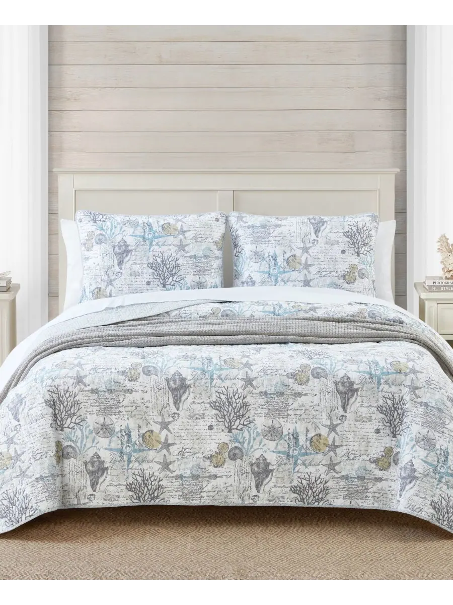 Двусторонний комплект постельного белья Beach Bliss, 2 предмета, размер Twin Tommy Bahama Home
