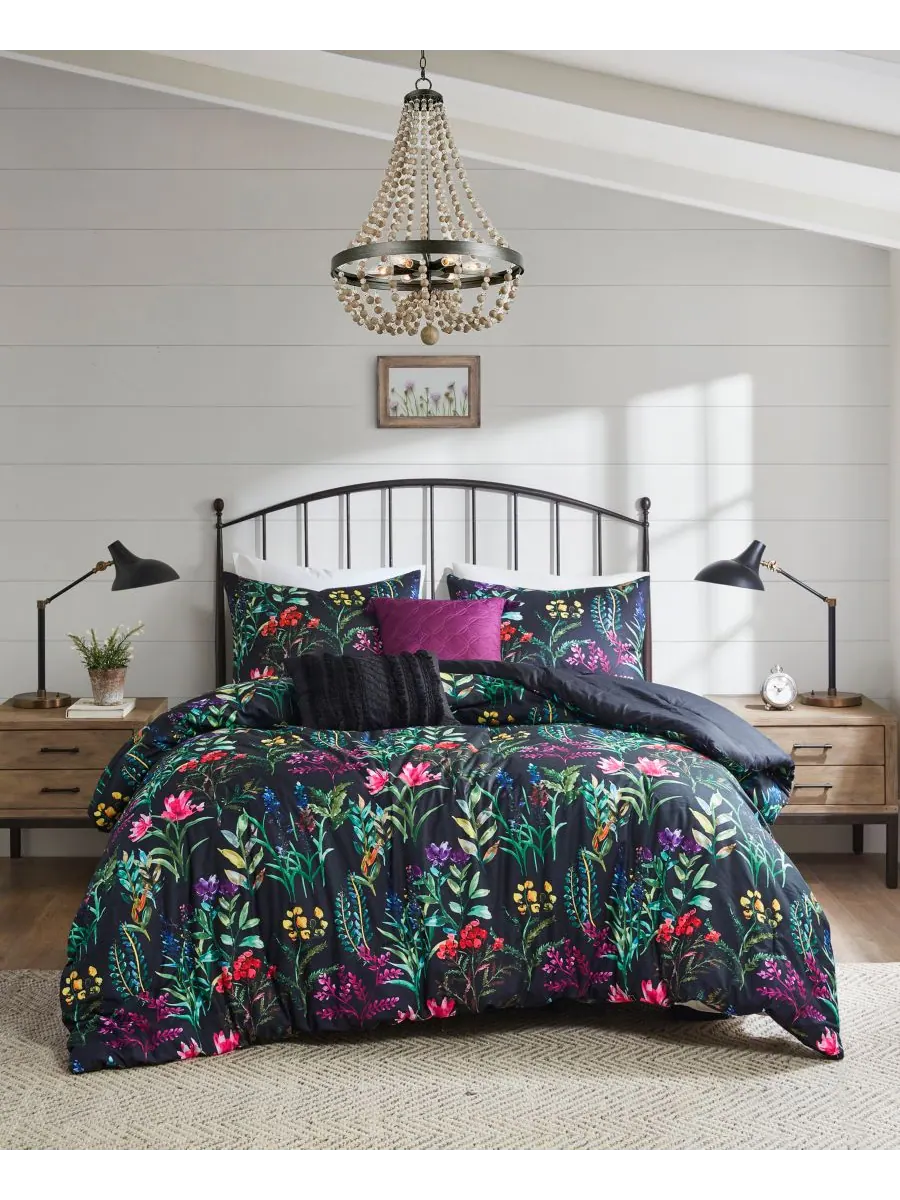 Комплект постельного белья Tasha Floral из 5 предметов, размер King/California King Madison Park — изображение 1 из 10