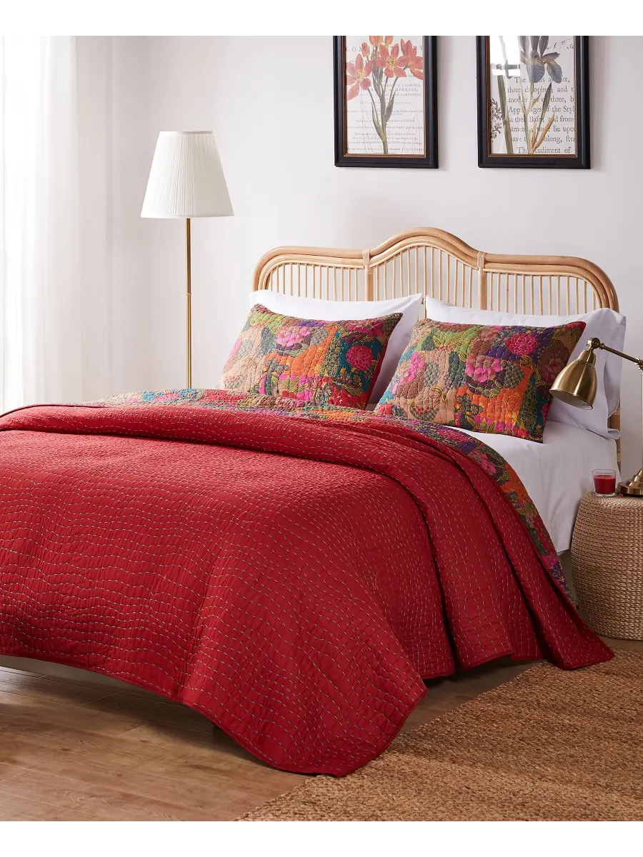 Комплект постельного белья Jewel из 3 предметов, размер Full/Queen Greenland Home Fashions — изображение 3 из 7, мульти