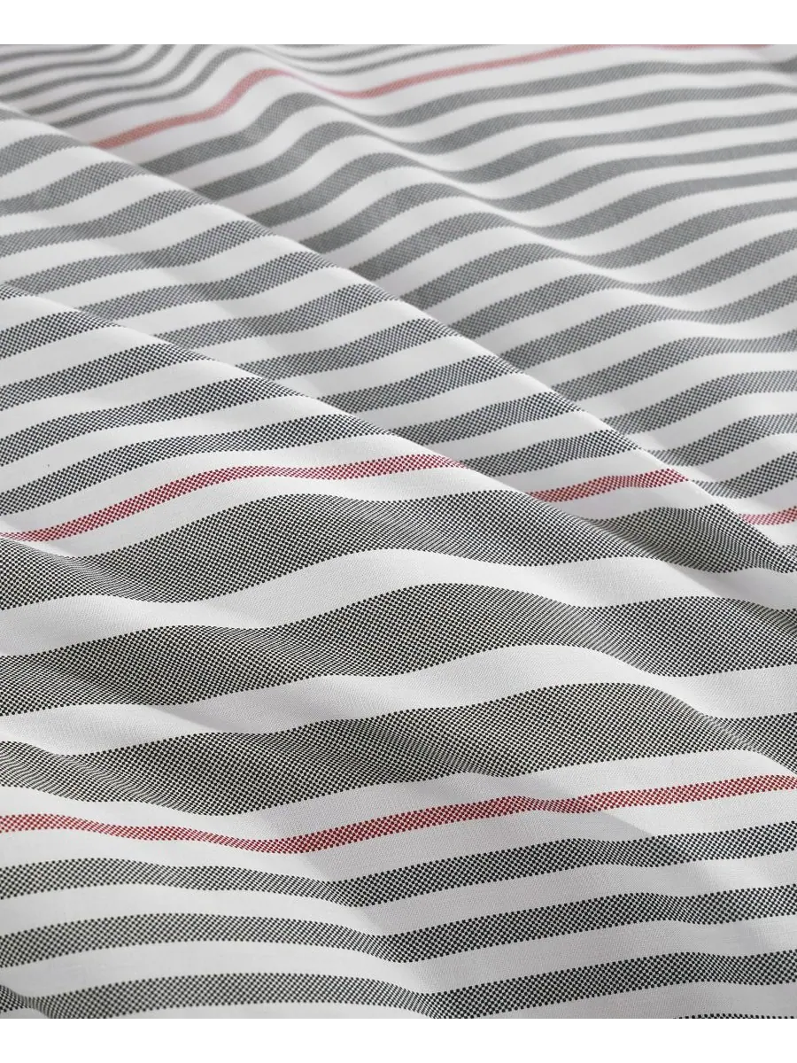 Комплект постельного белья danbury stripe cotton из 3 предметов, размер full/queen Tommy Hilfiger — изображение 6 из 8, серый
