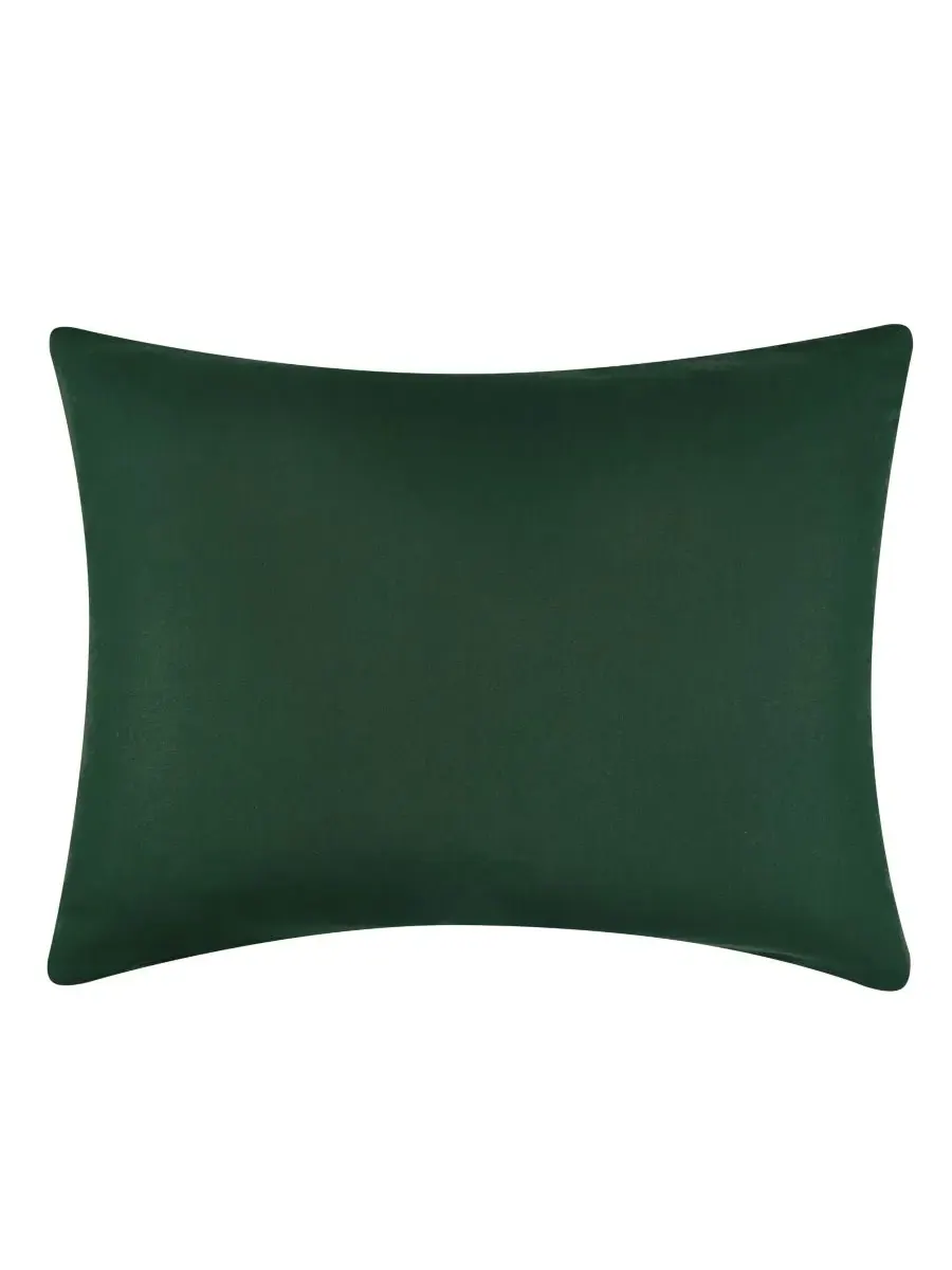 Наволочка Velvet Crush Lightweight Pillow Sham, Standard Greenland Home Fashions — изображение 2 из 4, темный зеленый