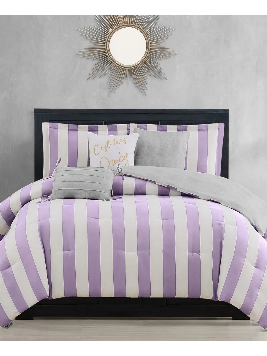 Двусторонний комплект постельного белья Cabana Stripe, 6 предметов, размер Full/Queen Juicy Couture
