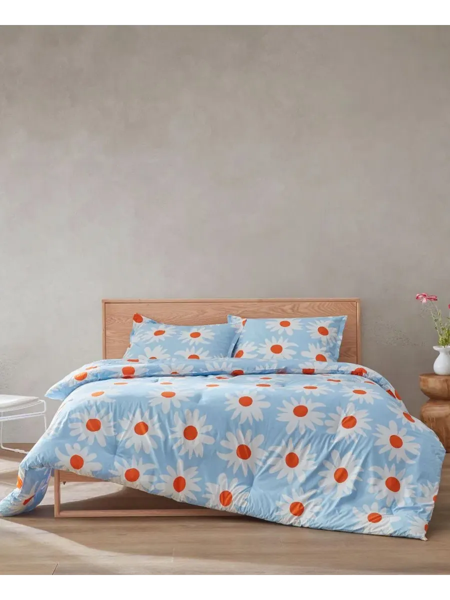 Комплект постельного белья Marimekko Rakastaa Ei Rakasta — синий