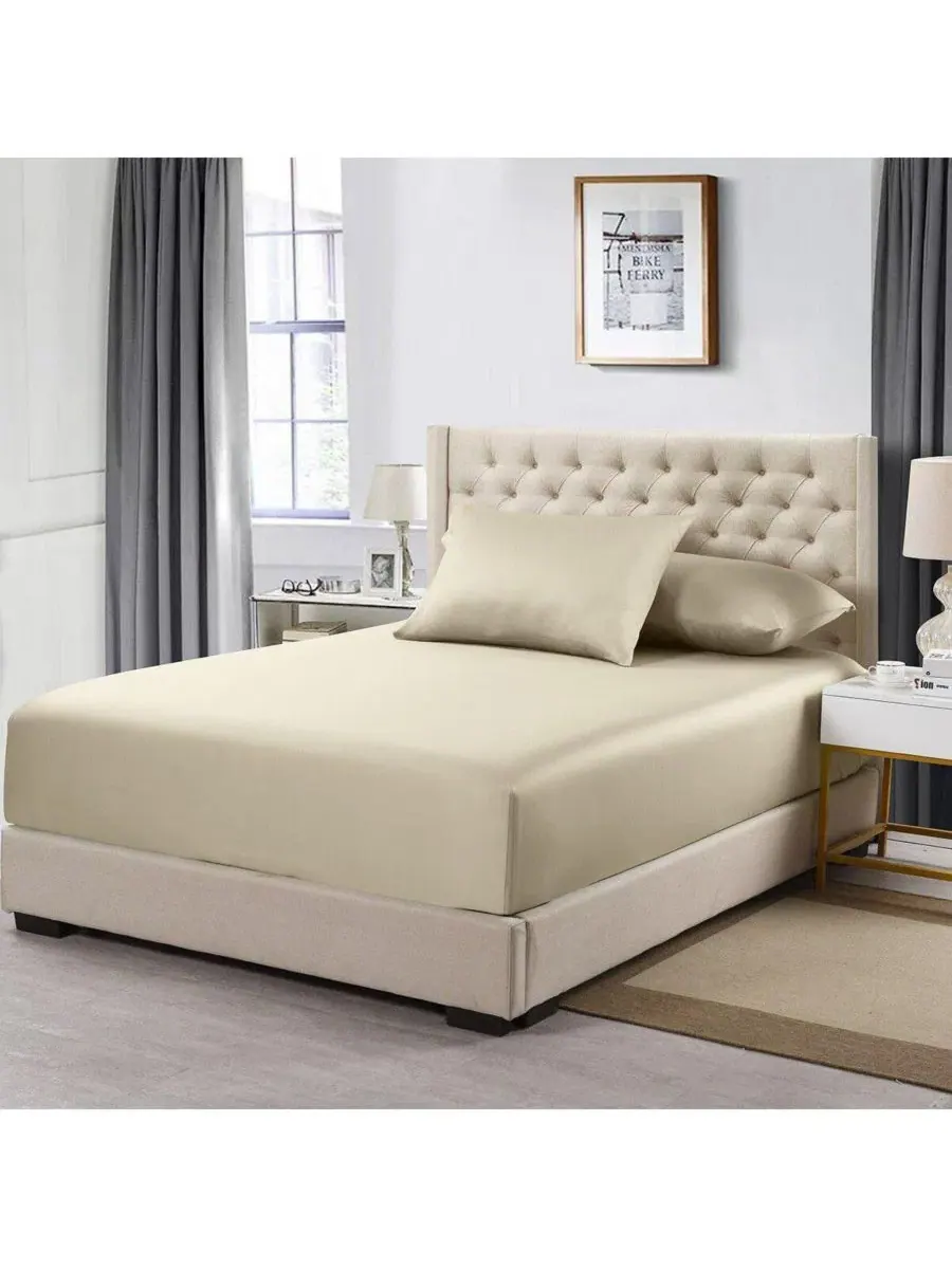 Простыня на резинке для Split California King, 2 шт., 1000 TC, хлопок Egyptian Linens
