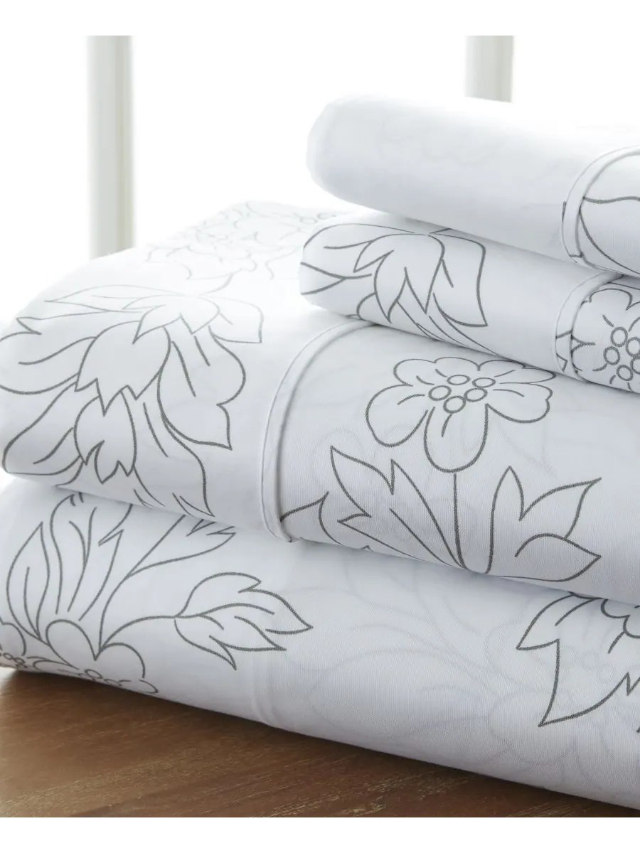 Комплект постельного белья Timeless Classics Premium Ultra Soft Pattern, 4 предмета, размер King