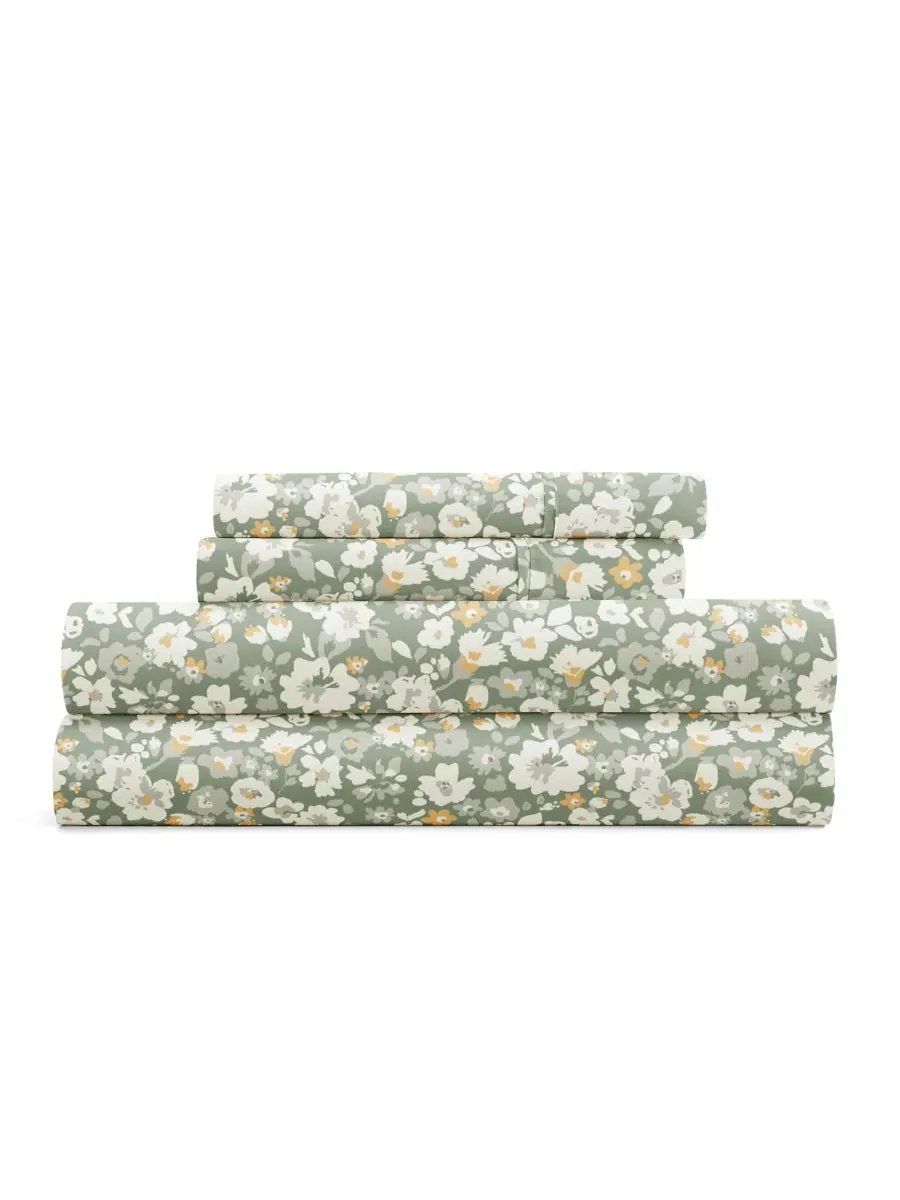 Комплект постельного белья Delicate Blossoms из 4 предметов, размер Queen ienjoy Home