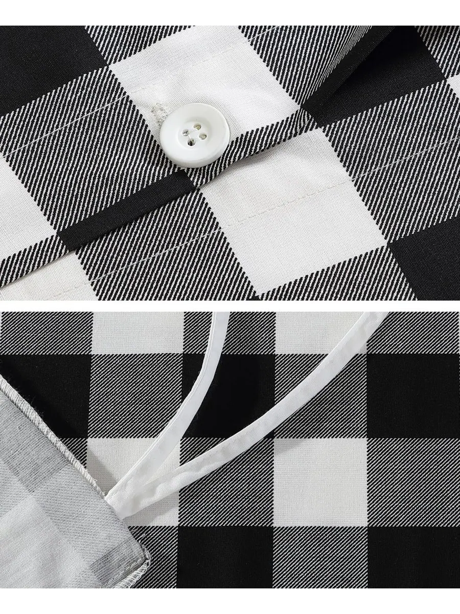 Комплект постельного белья Mountain Plaid из хлопка, двусторонний, 2 предмета, размер Twin Eddie — изображение 8 из 10