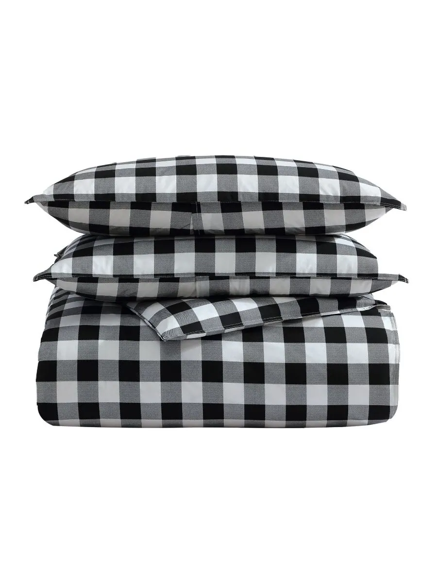 Комплект постельного белья Mountain Plaid из хлопка, двусторонний, 2 предмета, размер Twin Eddie — изображение 9 из 10