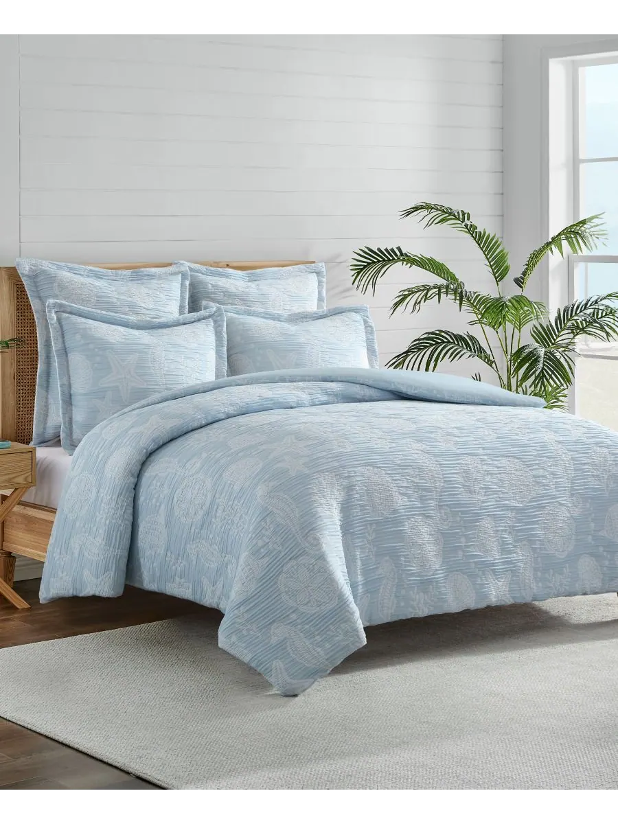 Комплект постельного белья Seaside Charm из 2 предметов с текстурированной поверхностью, размер