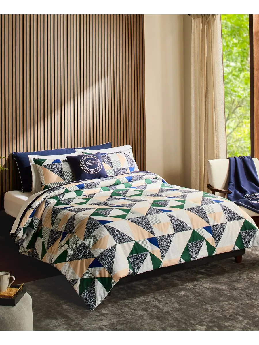 Комплект постельного белья Lacoste Signature Cotton из 3 предметов, размер Full/Queen Lacoste Home — изображение 2 из 8