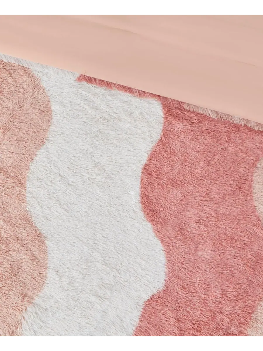 Комплект постельного белья Cassie Ombre из искусственного меха с длинным ворсом, 2 предмета, размер — изображение 8 из 8