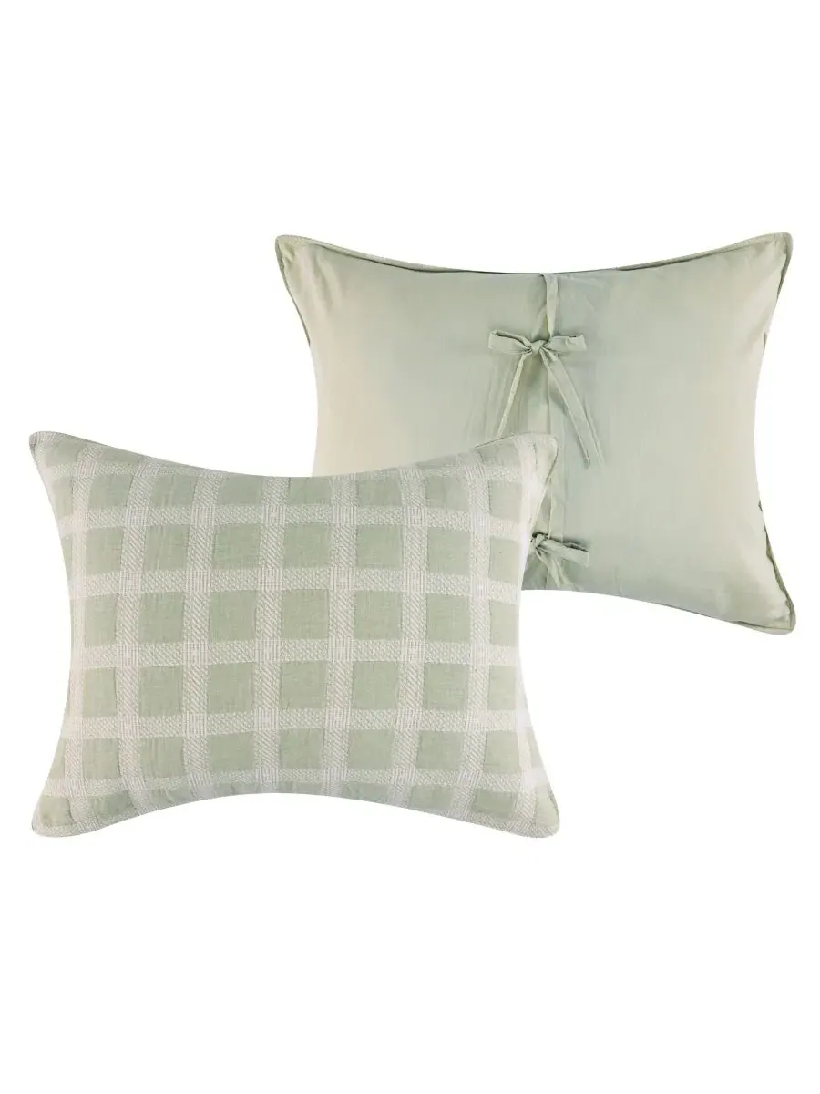 Наволочка для подушки Millhouse Lightweight Standard Greenland Home Fashions — изображение 3 из 4, шалфейный