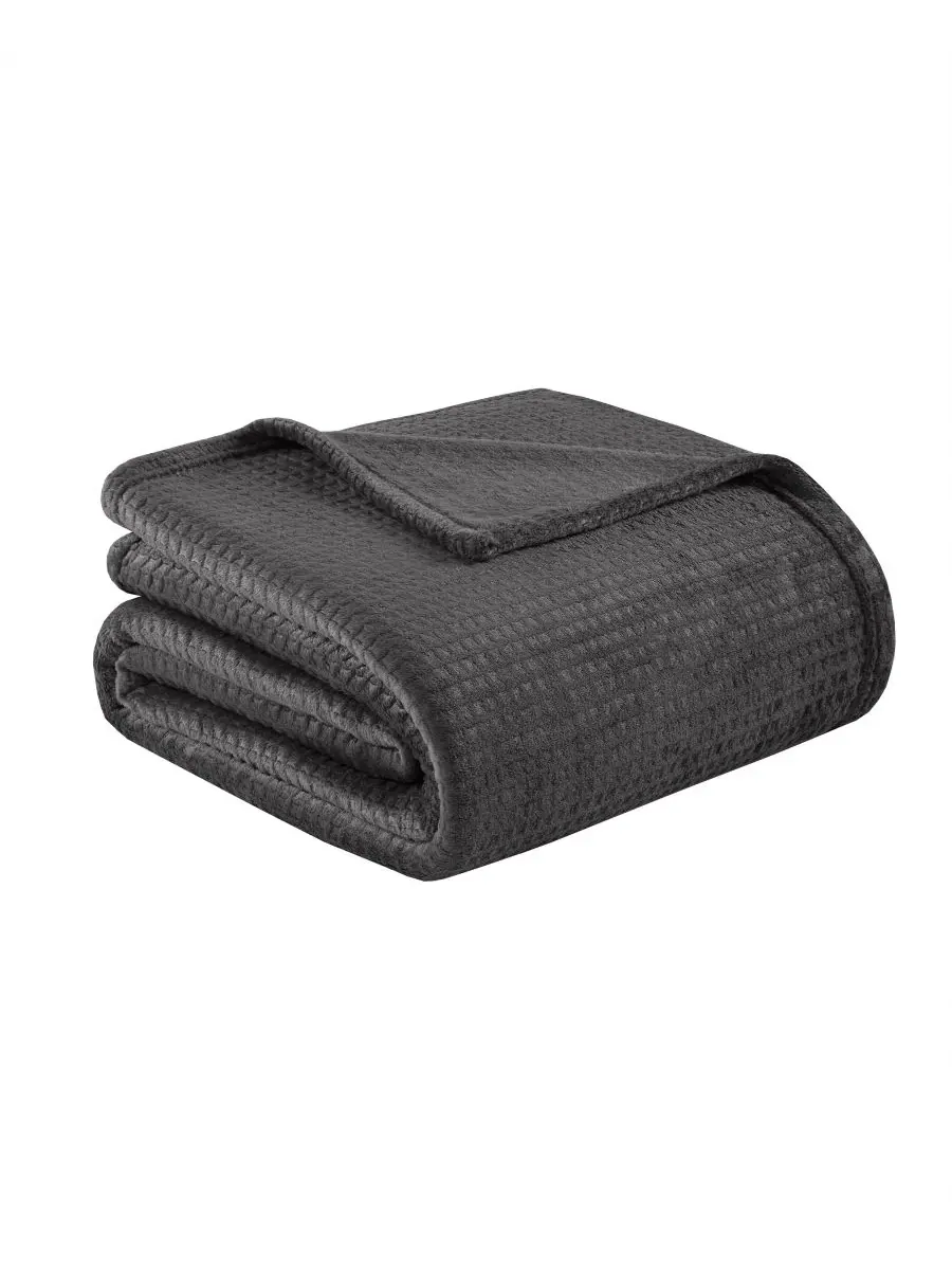 Плед из футера с вафельным узором, 229 x 229 см Premier Comfort