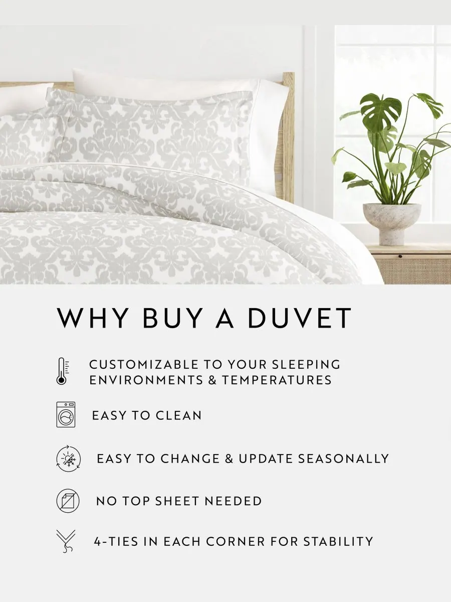 Комплект постельного белья Ultra Soft, двусторонний, 3 предмета, размер Full/Queen Ienjoy Home — изображение 4 из 9