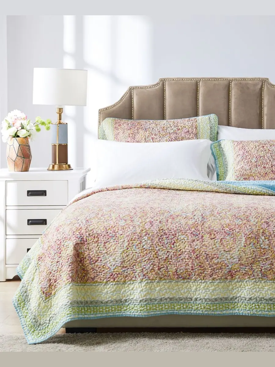 Комплект постельного белья Palisades Pastel из 3 предметов, размер King Greenland Home Fashions — изображение 1 из 4, мульти