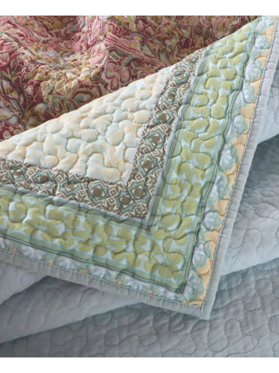 Комплект постельного белья Palisades Pastel из 3 предметов, размер King Greenland Home Fashions — изображение 3 из 4, мульти