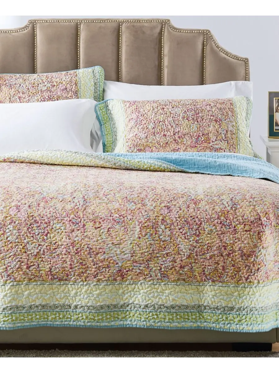 Комплект постельного белья Palisades Pastel из 3 предметов, размер King Greenland Home Fashions — изображение 4 из 4, мульти