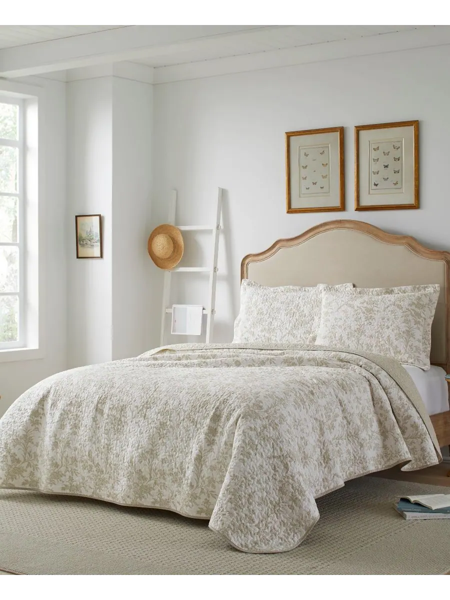 Двусторонний комплект постельного белья Amberley Cotton, 3 предмета, размер Full/Queen Laura Ashley — изображение 1 из 10